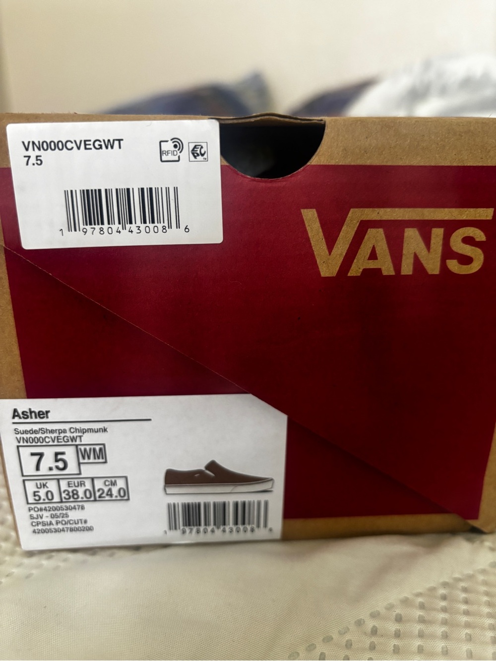 Vans👟Asher suede shoes - Picture 9 of 10